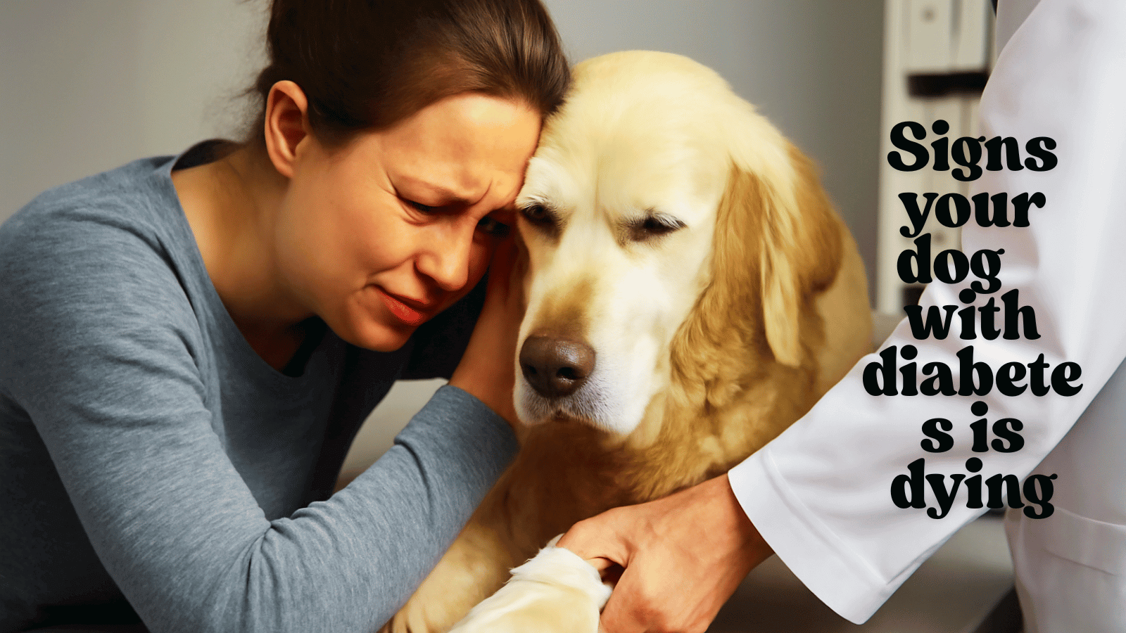 signs your dog with diabetes is dying