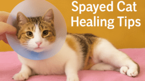 Spayed cat healing tips